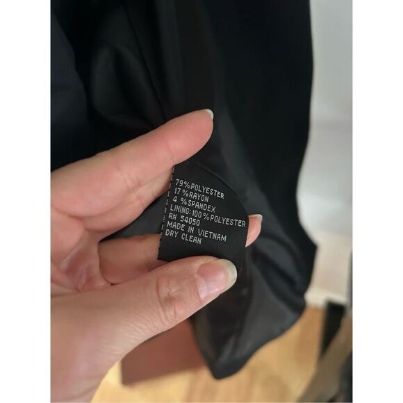 Kasper black blazer size 10 classy - Picture 5 of 5